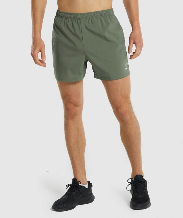 Panske Šortky Gymshark Arrival 5" Zelene | VF3754602
